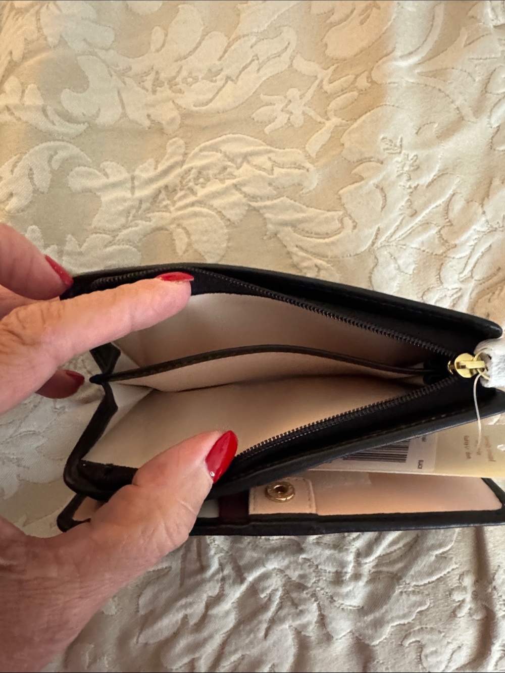 RADLEY LONDON Black Wallet with Blush Pink Pouch - Picture 4 of 4